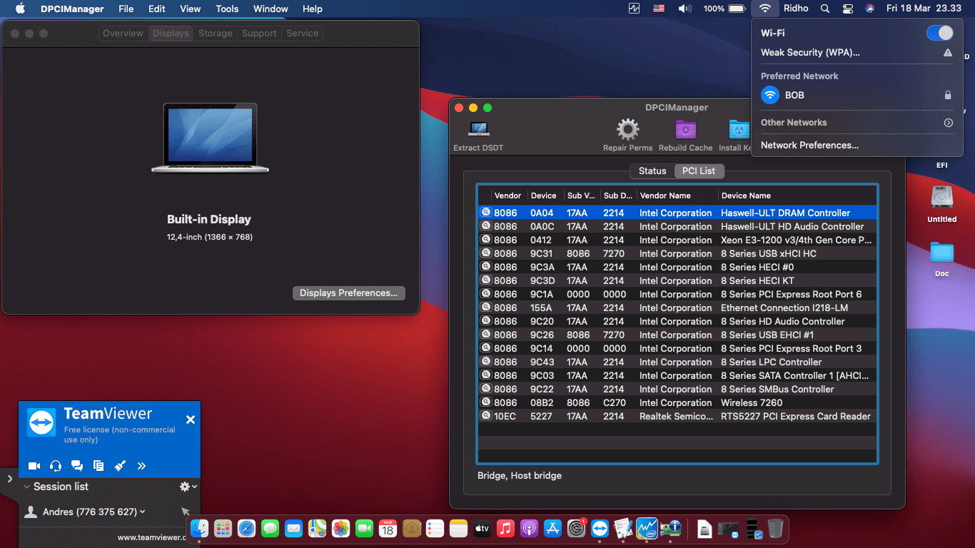 Lenovo Thinkpad X240 10th [Haswell   Intel HD 4400 + PS2 SMBUS]   OpenCore 2
